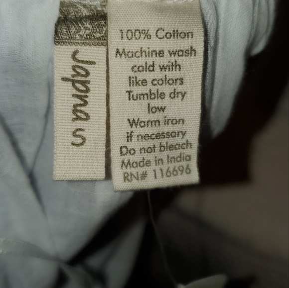 JAPNA Maxi Dress Size Small. Cotton Tiered Skirt - Picture 5 of 5